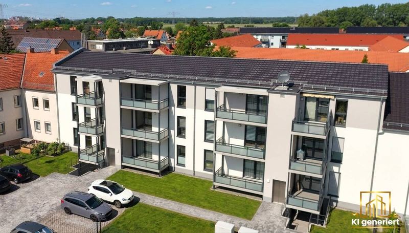 Modern wohnen, entspannt ankommen: 3-Zimmer-Erdgeschosswohnung mit Balkon & Stellplatz in Bitterfeld